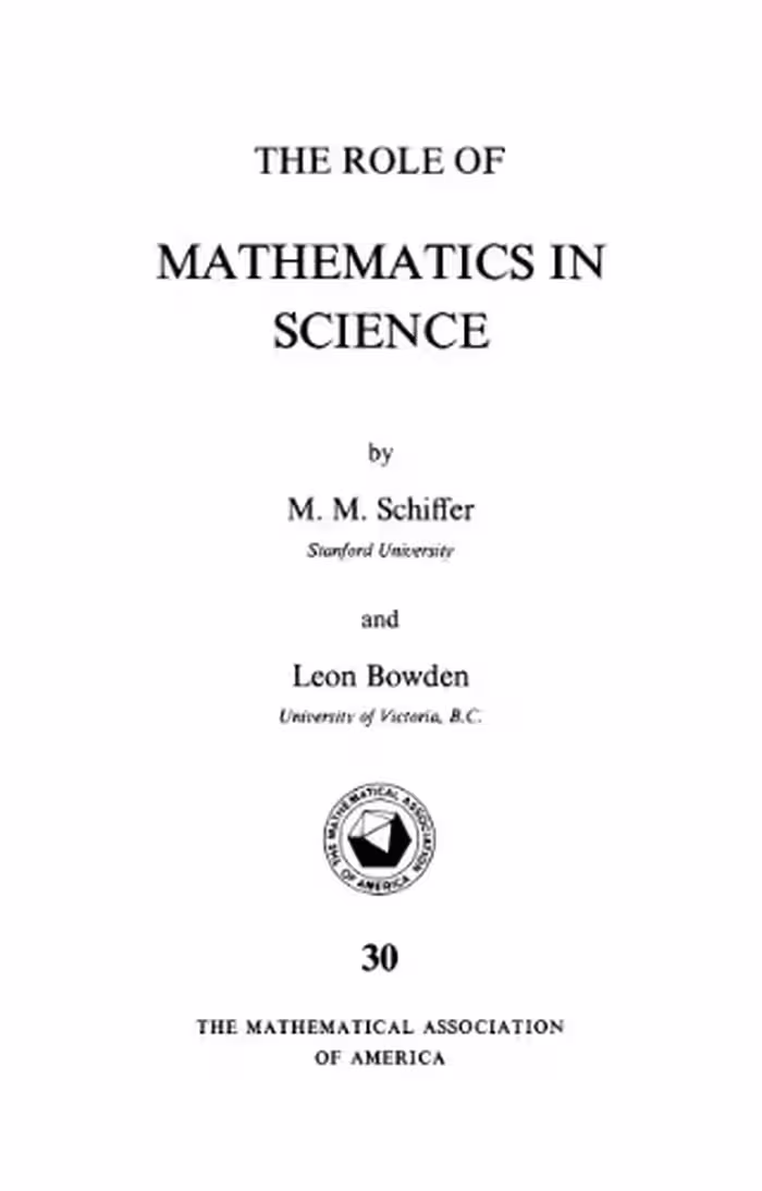 خرید و دانلود نسخه کامل کتاب The role of mathematics in science