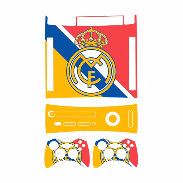 برچسب ایکس باکس 360 آرکید مدل Real Madrid کد 02 مجموعه 4 عددی