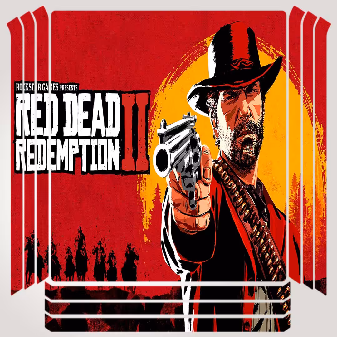 برچسب پلی استیشن ۴ مدل red dead کد PSP-335 