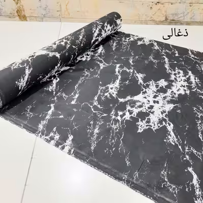 سرویس ملحفه مدل کشدوز niki03.25 طرح ماربل کد 90 یک نفره دو تکه