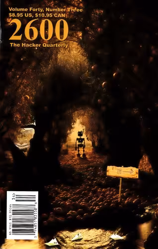 خرید و دانلود نسخه کامل کتاب 2600 The Hacker Quarterly - Volume 40 Issue 3 - 2023