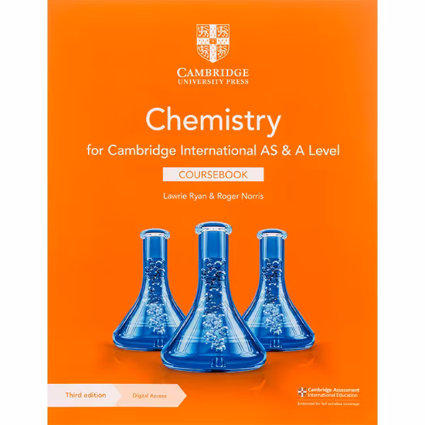کتاب Cambridge International AS &amp; A Level Chemistry Coursebook اثر Lawrie Ryan انتشارات دانشگاه کمبریج