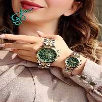 خرید ست ساعت مردانه و زنانه الگانس ELEGANCE طرح کرنو ضدآب موتور ژاپن تاریخ دار بند قفلی رنگ ثابت دارای رنگ بندی متنوع کد 2116286 - ردگل