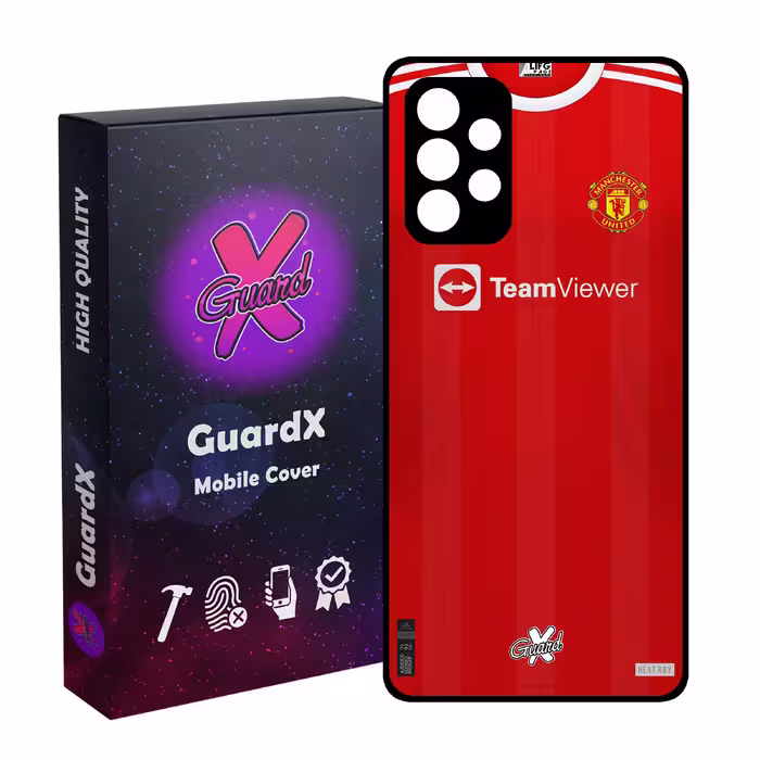 کاور گارد ایکس طرح منچستر یونایتد مدل Glass10376 مناسب برای گوشی موبایل سامسونگ Galaxy A32 5G