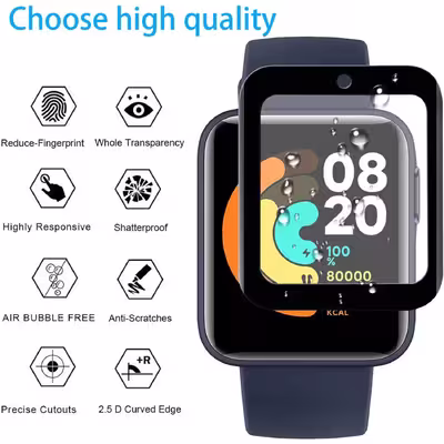 محافظ صفحه نمایش مدل PMMA کد MS مناسب برای ساعت هوشمند شیائومی Redmi Watch 2 lite
