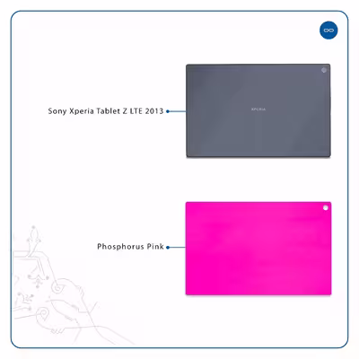 برچسب پوششی ماهوت مدل Phosphorus-Pink مناسب برای تبلت سونی Xperia Tablet Z LTE 2013