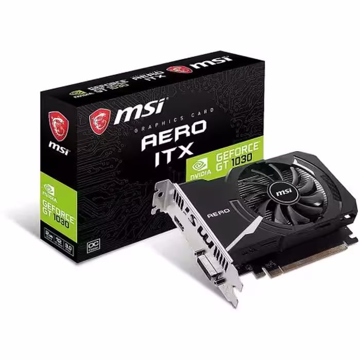 کارت گرافیک 1030MSI ITX 2GB(در حد نو)