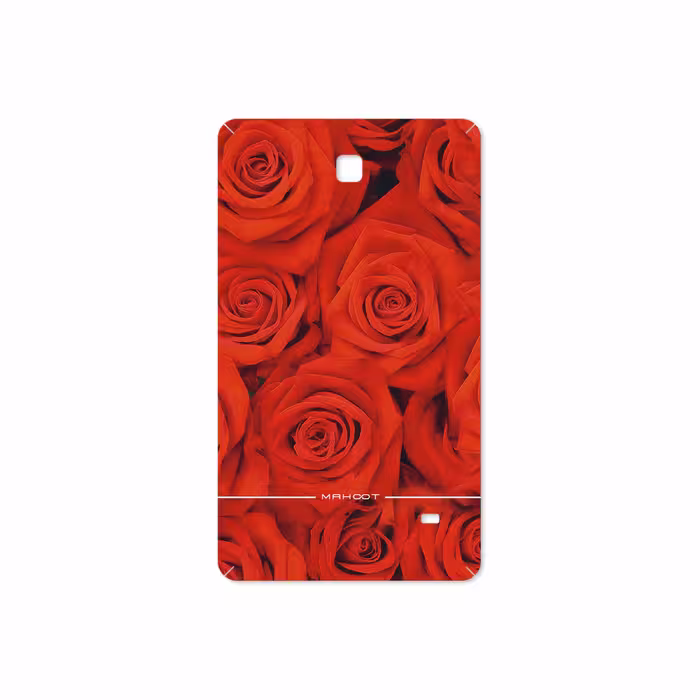 برچسب پوششی ماهوت مدل Red-Flower مناسب برای تبلت سامسونگ Galaxy Tab 4 7.0 2014 T230