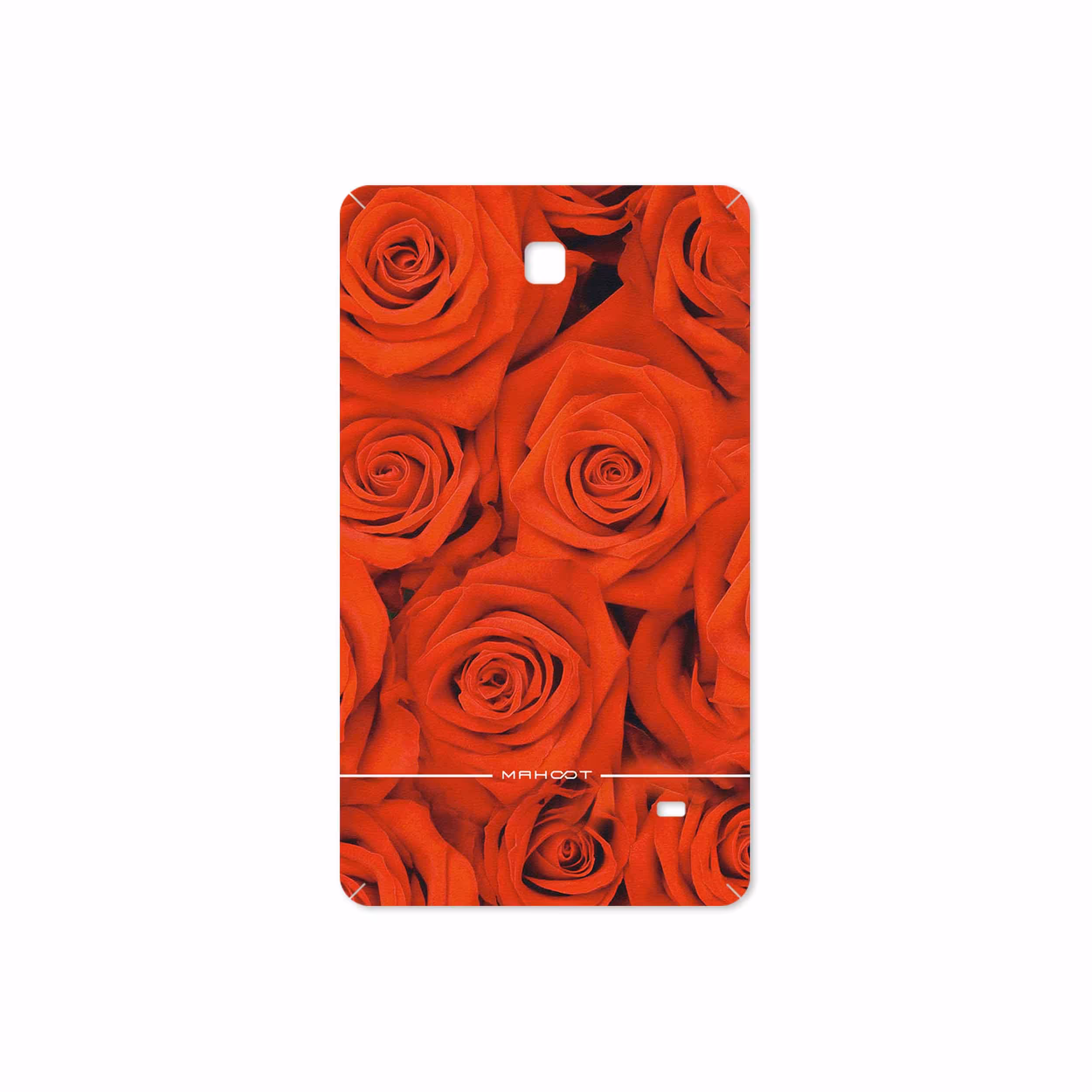 برچسب پوششی ماهوت مدل Red-Flower مناسب برای تبلت سامسونگ Galaxy Tab 4 7.0 2014 T230