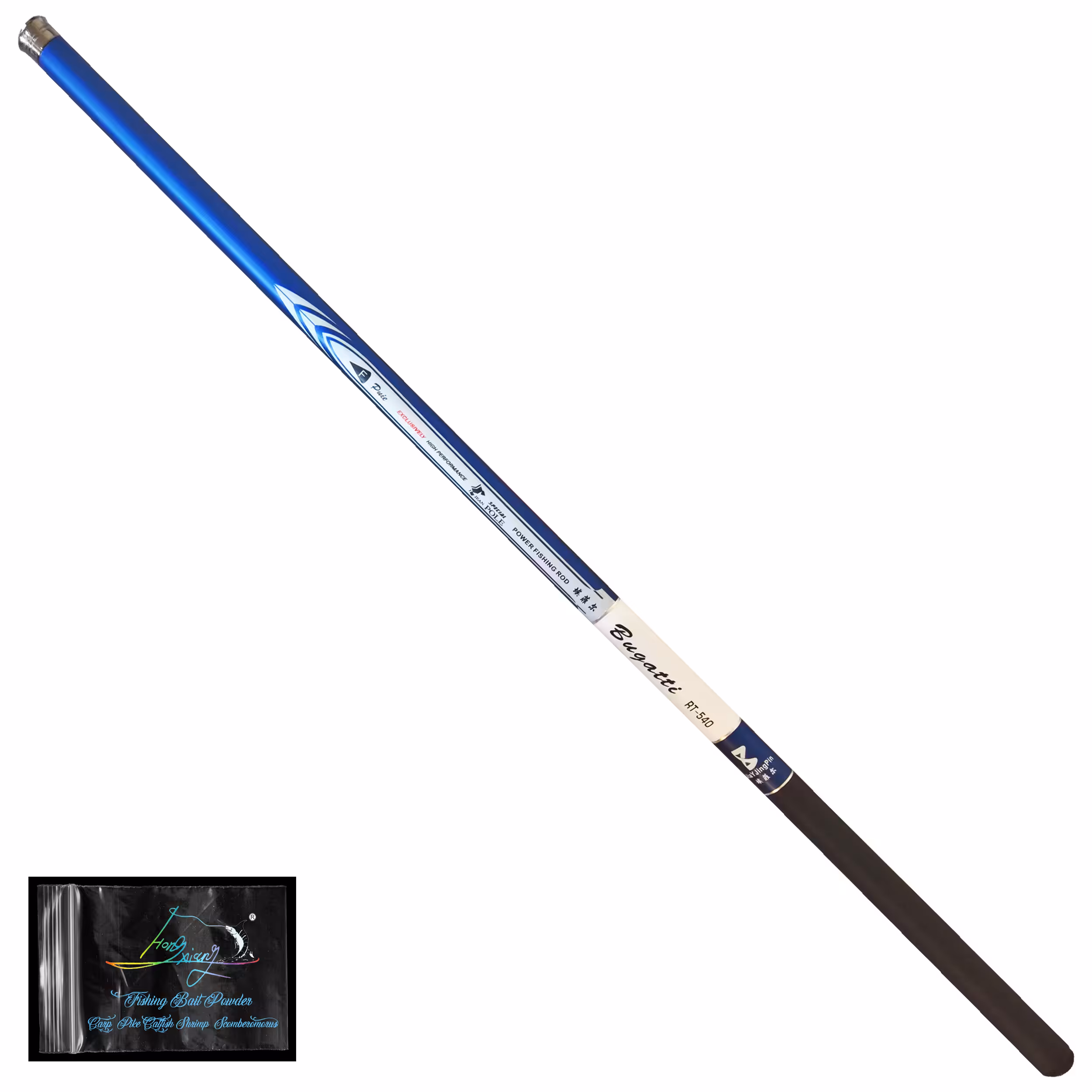 چوب ماهیگیری جیای جینگ پین مدل Bugatti-RT 5.40 به همراه طعمه ماهیگیری