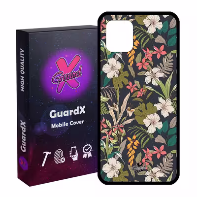 کاور گارد ایکس طرح گل مدل Glass10222 مناسب برای گوشی موبایل سامسونگ Galaxy Note 10 Lite