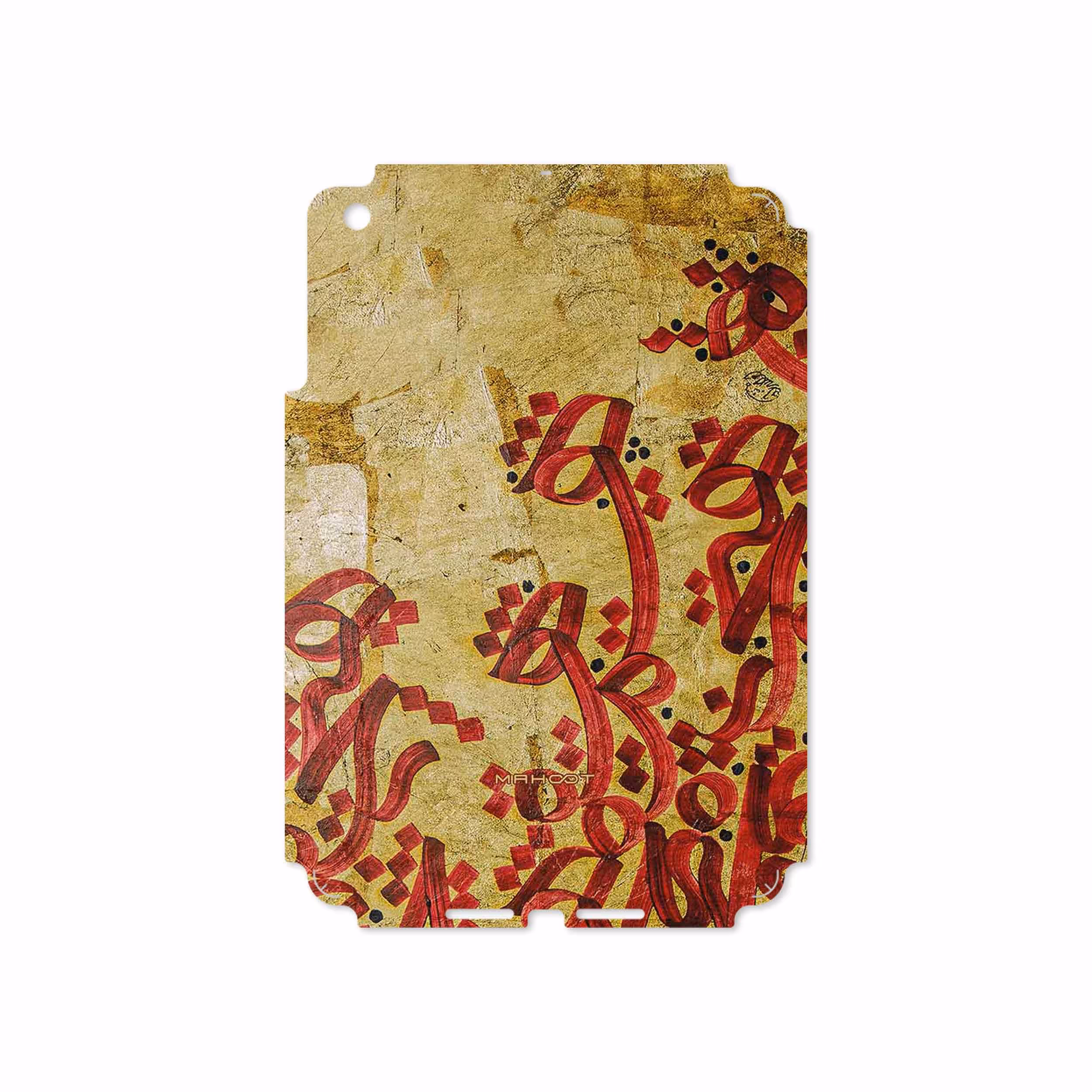برچسب پوششی ماهوت مدل Nastaliq-5 مناسب برای تبلت اپل iPad mini 2012 A1432