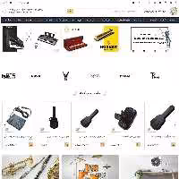قیمت و خرید سفارش طراحی سایت فروش ساز و آلات موسیقی فروشگاه اینترنتی