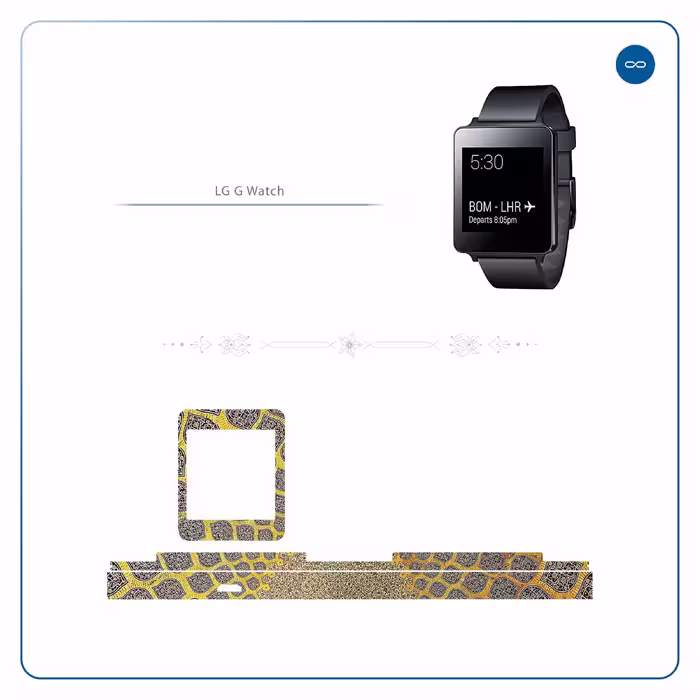 برچسب ماهوت طرح Iran Tile2 مناسب برای ساعت هوشمند ال جی G Watch