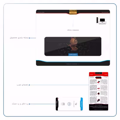 برچسب پوششی ماهوت مدل Persian Fiddle Instrument مناسب برای تبلت اپل iPad Pro 9.7 2016 A1673