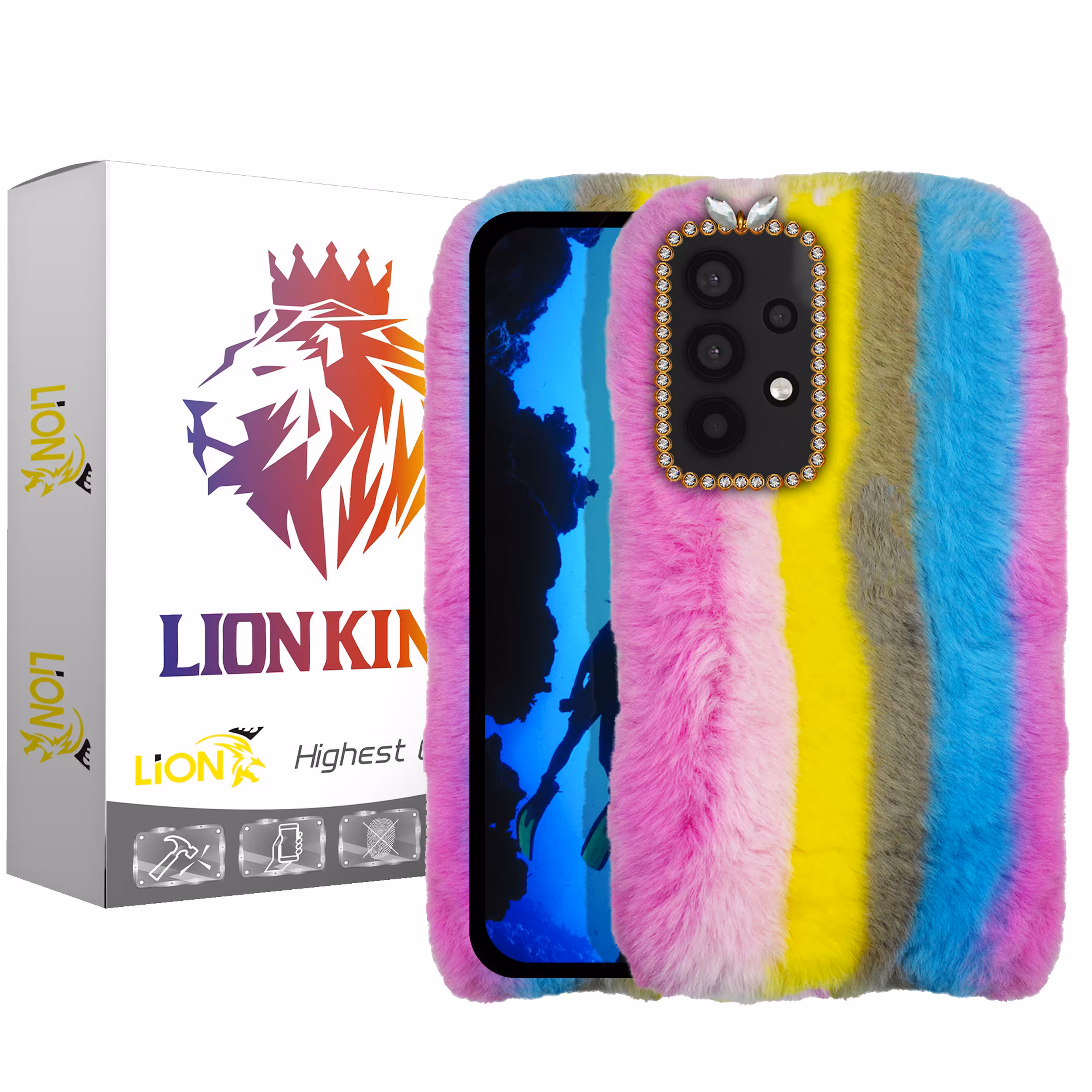 کاور لاین کینگ مدل pashmii مناسب برای گوشی موبایل سامسونگ Galaxy A32 4G