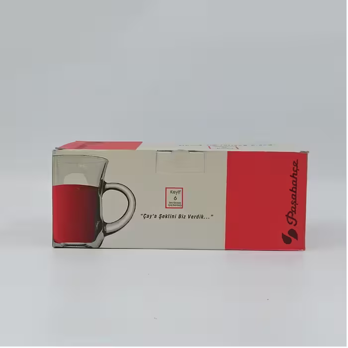 استکان پاشاباغچه مدل keyif 55411 کد 9006 بسته 6 عددی 