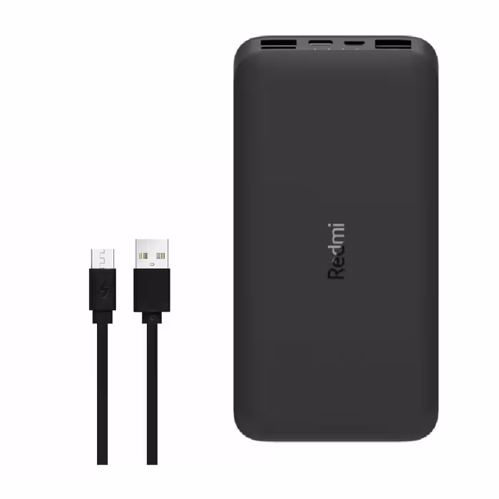 پاوربانک شیائومی مدل Redmi PB100LZM ظرفیت 10000 میلی آمپر ساعت به همراه کابل تبدیل USB-C
