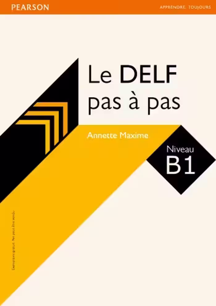خرید و دانلود نسخه کامل کتاب Le DELF B1 pas à pas