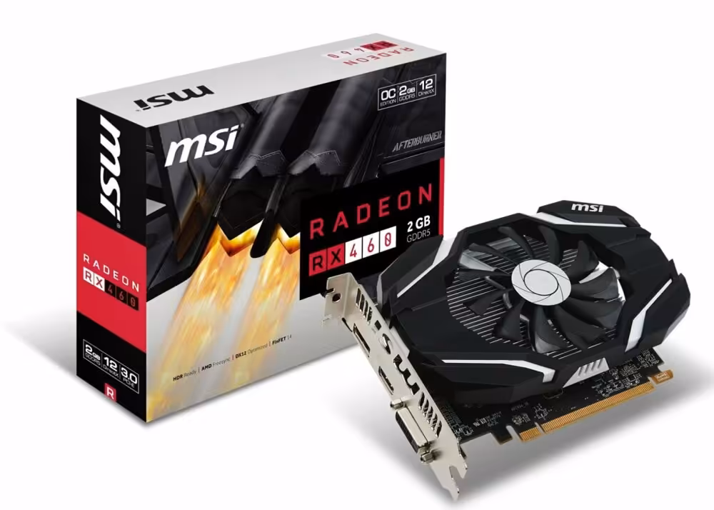 کارت گرافیک ام اس ای MSI RX 460 OC 2GB