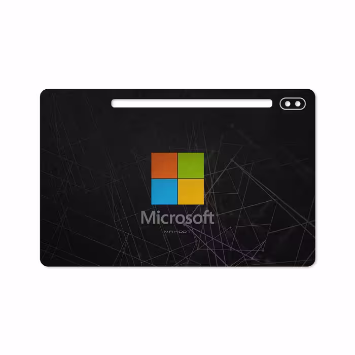 برچسب پوششی ماهوت مدل Microsoft-Logo مناسب برای تبلت سامسونگ Galaxy Tab S6 2019 SM-T865