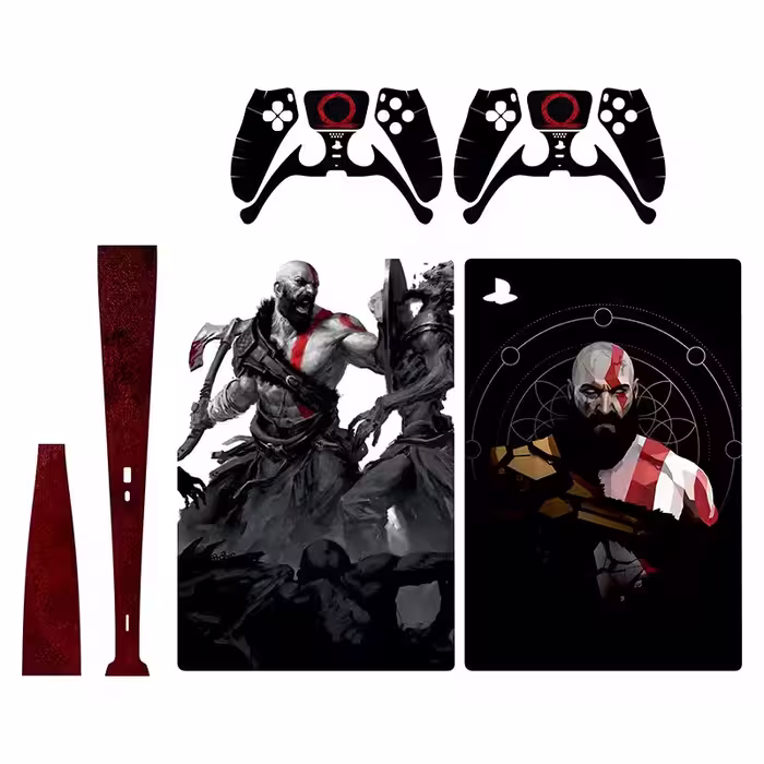 اسکین(برچسب)Playstation 5-مدل دیجیتال -طرح god of war -کد15-سفارشی