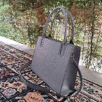 کیف رودوشی زنانه چرم طبیعی دست دوز   پریا     کد   pwb 0049