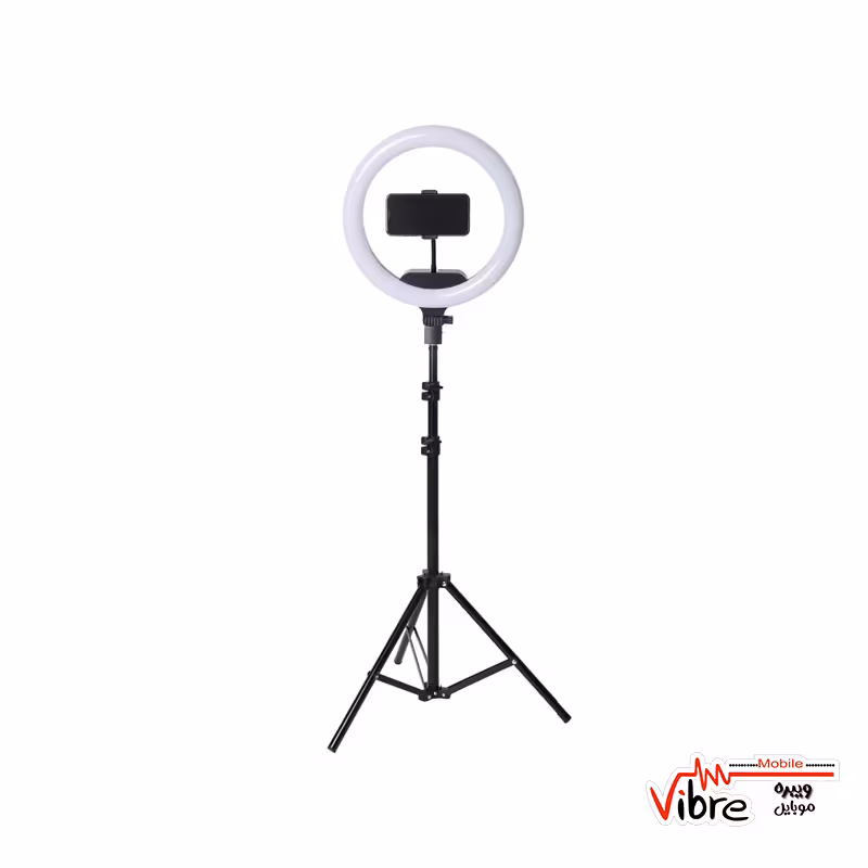 رینگ لایت حرفه ای RGB و سه پایه مدل LED RING FILL LIGHT