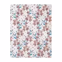 ملحفه آدنو مدل زنبق کد IR121 دونفره سایز 220x240 سانتی متر
