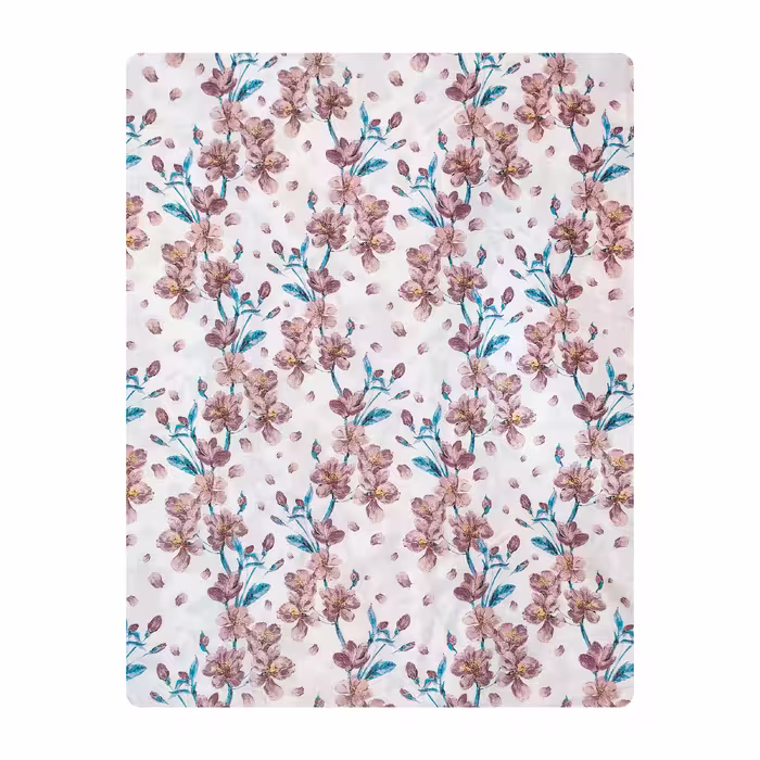 ملحفه آدنو مدل زنبق کد IR121 دونفره سایز 220x240 سانتی متر
