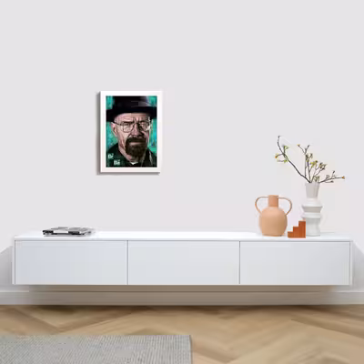 تابلو مدل سریال برکینگ بد والتر وایت breaking bad walter white W452