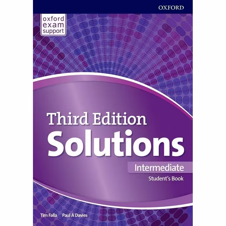 Solutions Intermediate third edition (Wb+Sb) سولوشنز اینترمدیت