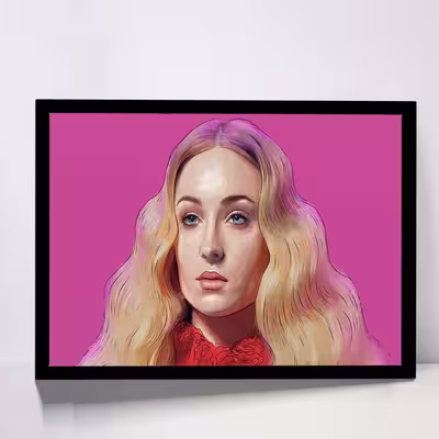 تابلو مدل sansa stark کد F-15042