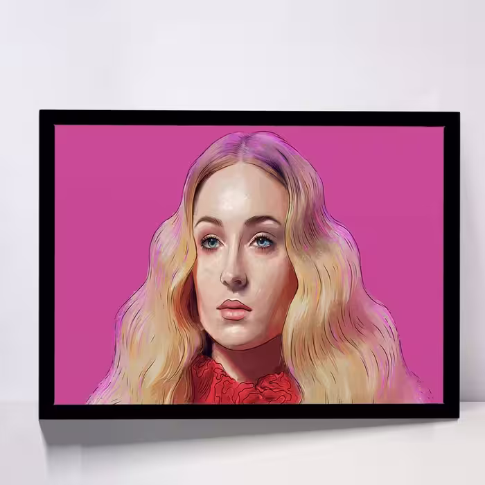 تابلو مدل sansa stark کد F-15042