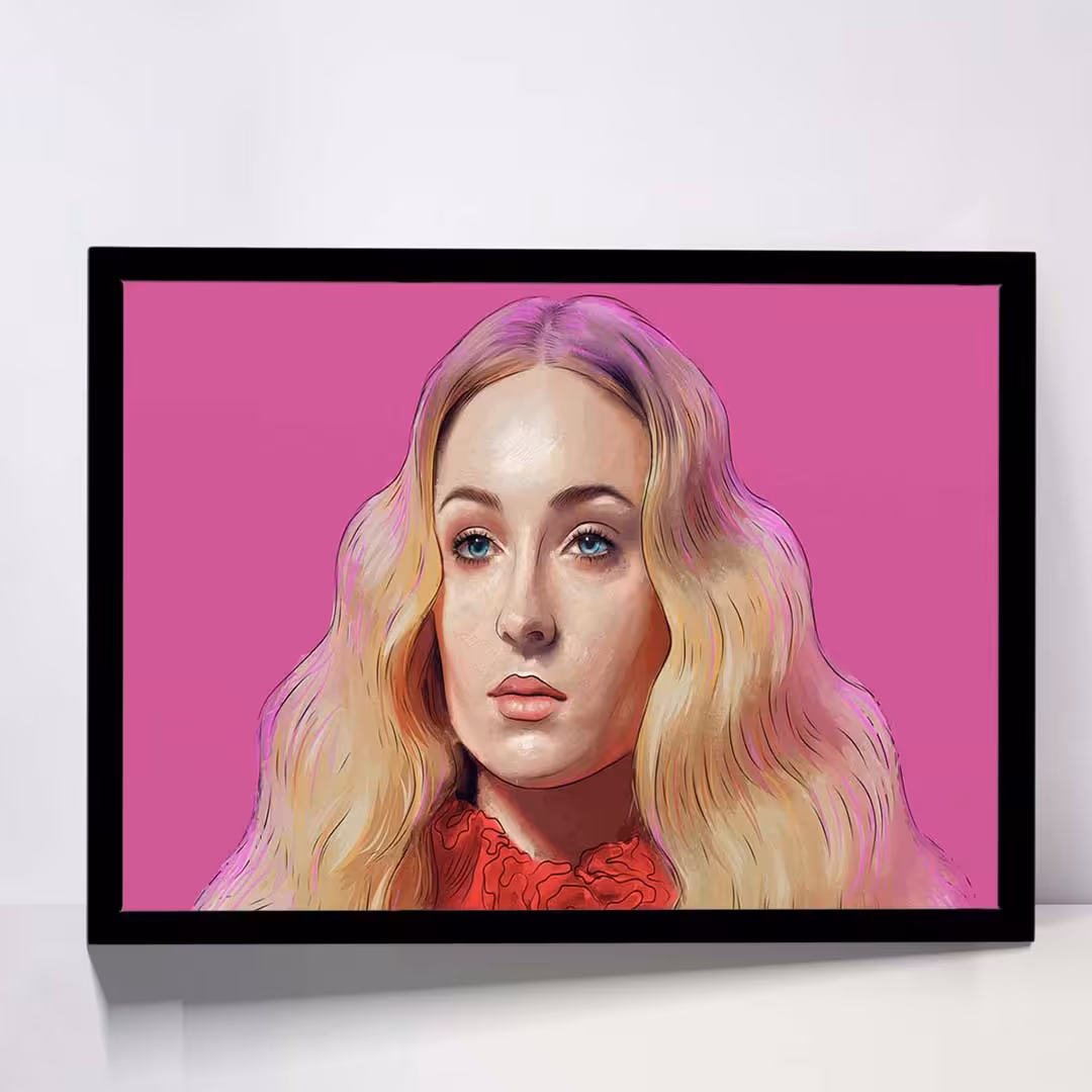 تابلو مدل sansa stark کد F-15042