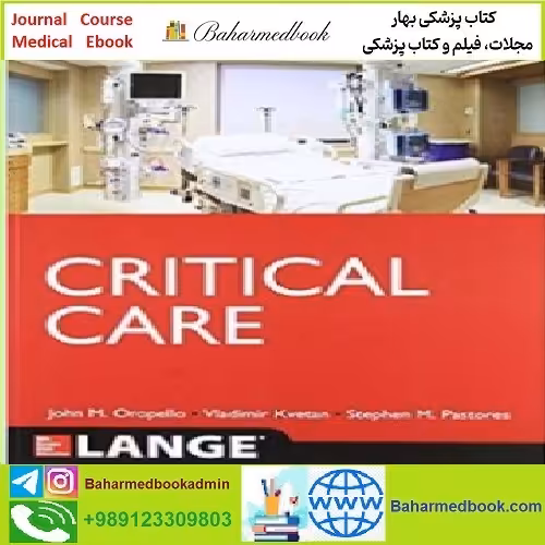 Lange Critical Care CONVERTEF PDF price 1€ - کتاب پزشکی بهار