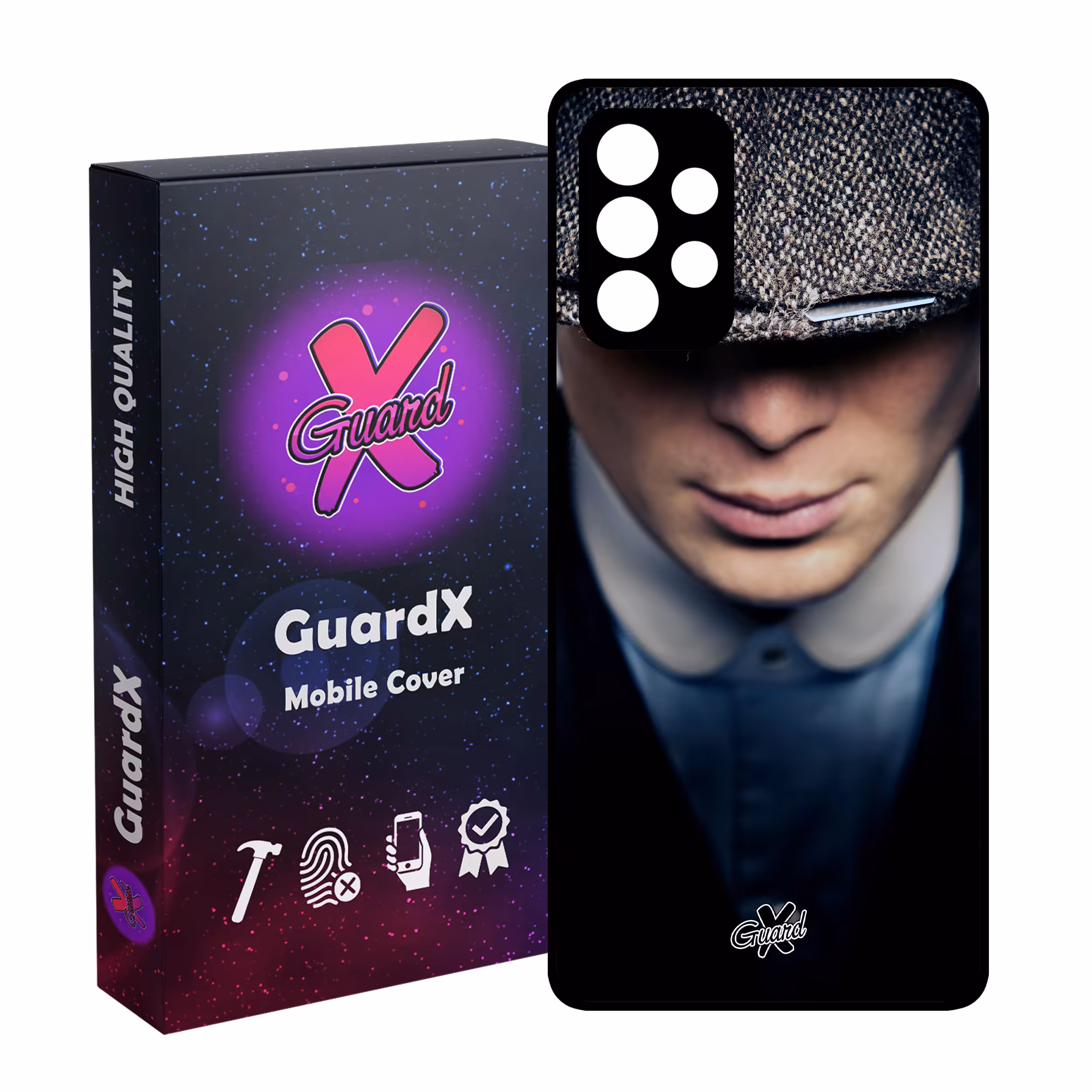 کاور گارد ایکس طرح Peaky Blinders مدل Glass10185 مناسب برای گوشی موبایل سامسونگ Galaxy A52