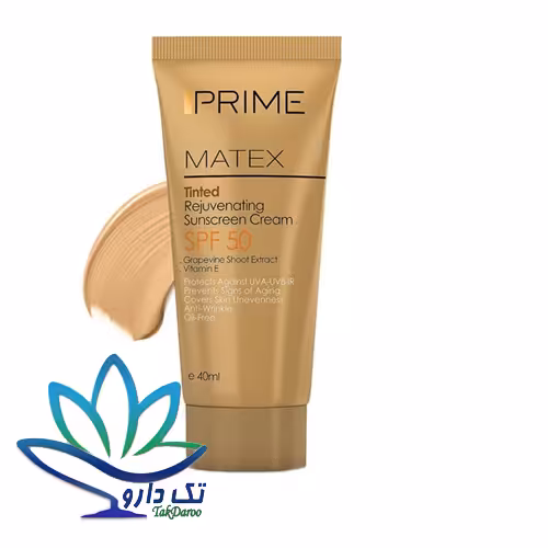 کرم ضد آفتاب رنگی جوان کننده SPF50 پریم 40 میل