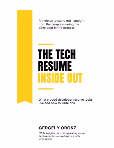 خرید و دانلود نسخه کامل کتاب The Tech Resume Inside Out