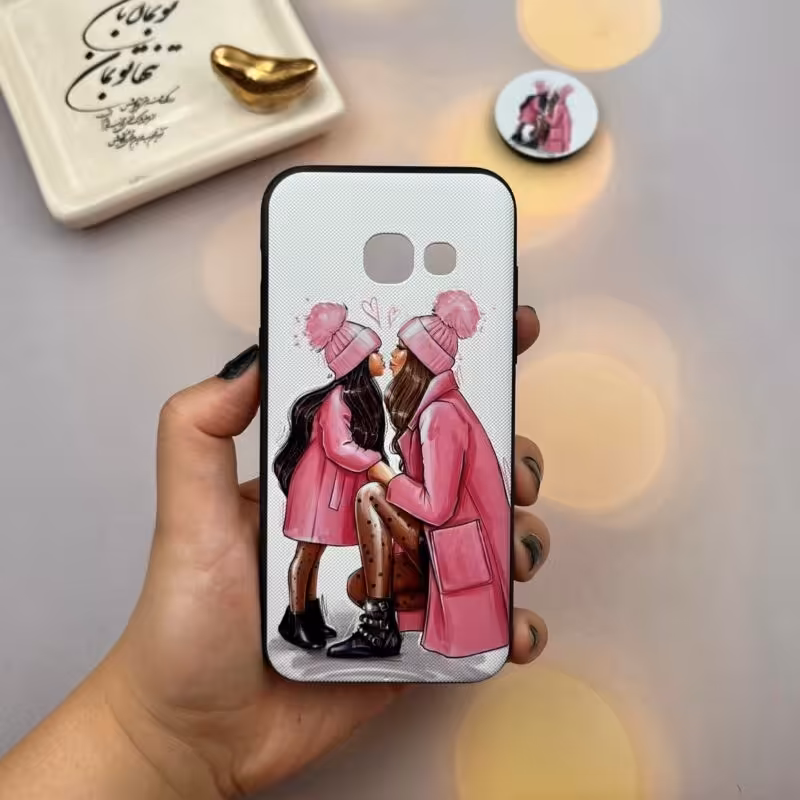 قاب گوشی Galaxy A3 2017 سامسونگ دور ژله ای طرح فانتزی پاپ سوکت دار کد 29667