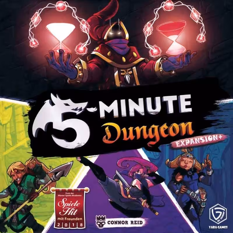بازی فکری سیاهچاله 5 دقیقه ای 5Minute Dungeon  به همراه اکسپنشن