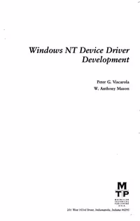 خرید و دانلود نسخه کامل کتاب Windows NT Device Driver Development