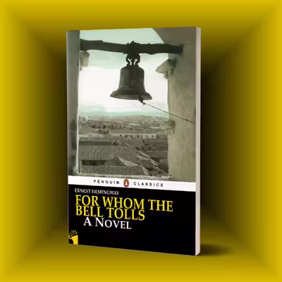 کتاب For Whom the Bell Tolls اثر Ernest Hemingway انتشارات معیار علم