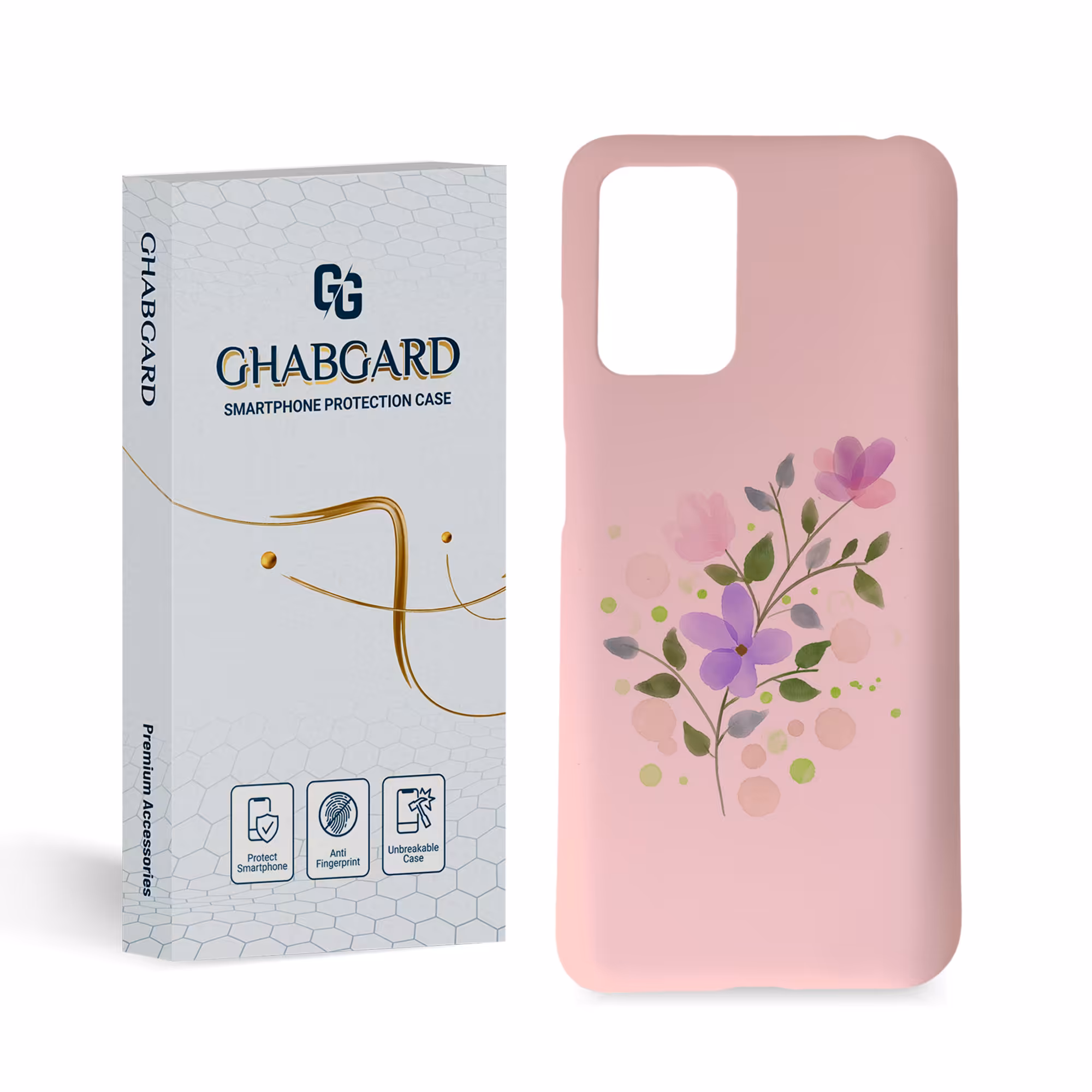 کاور قاب گارد مدل گل مناسب برای گوشی موبایل شیائومی redmi 10