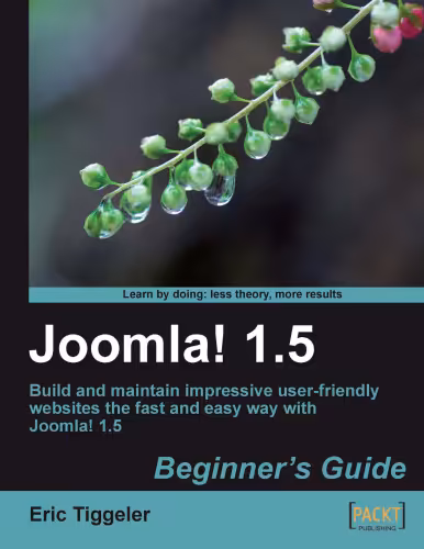 خرید و دانلود نسخه کامل کتاب Joomla! 1.5: Beginner’s Guide