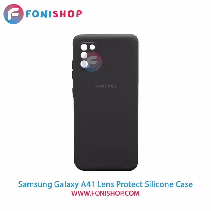 قاب سیلیکونی محافظ لنزدار گوشی سامسونگ Samsung Galaxy A41