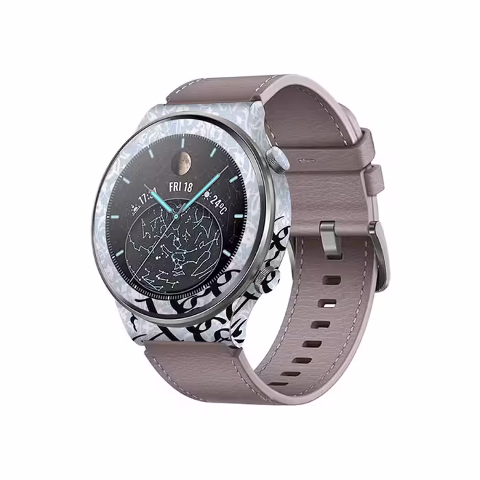 برچسب ماهوت طرح Nastaliq 4 مناسب برای ساعت هوشمند هوآوی Watch GT 2 Pro