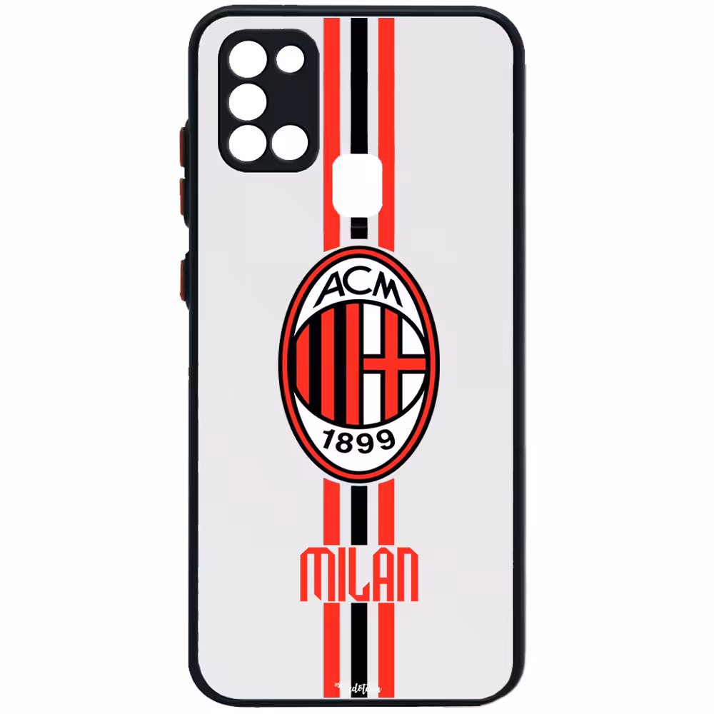 کاور طرح A.C Milan مناسب برای گوشی موبایل سامسونگ Galaxy A21S 