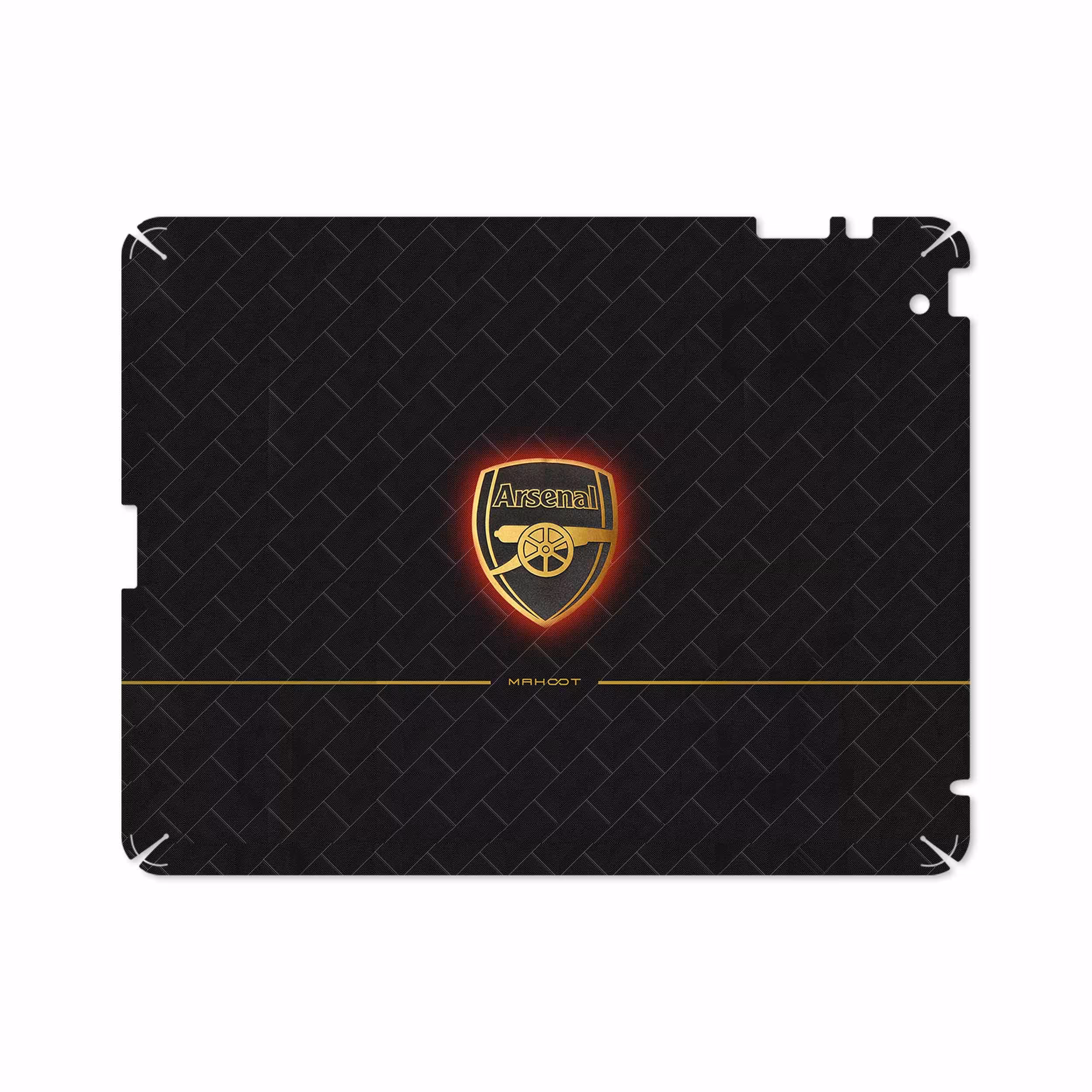 برچسب پوششی ماهوت مدل Arsenal مناسب برای تبلت اپل iPad 2 2011 A1396