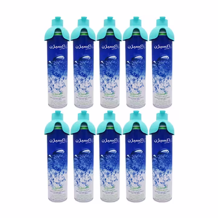 کپسول اکسیژن فومن شیمی کد 8L بسته 10 عددی